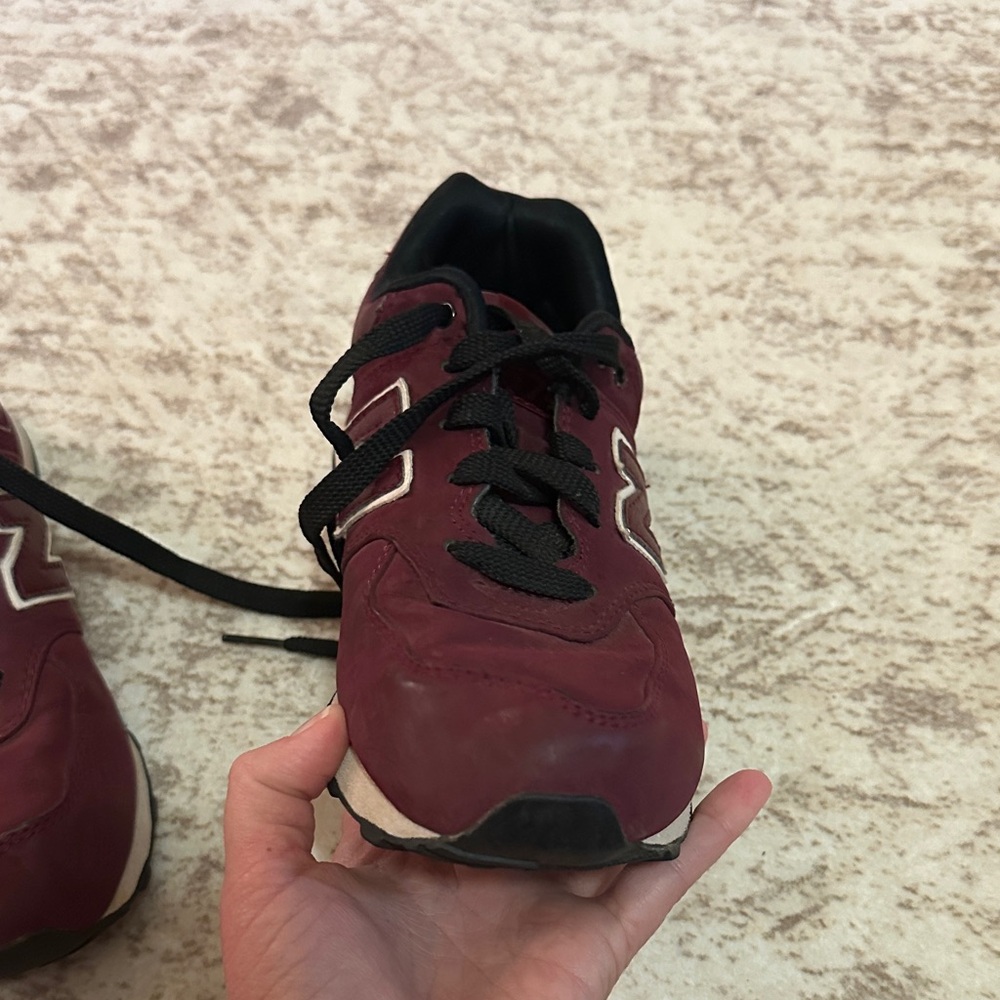 New Balance Kids' Maroon Sneakers - Picture 7 of 8